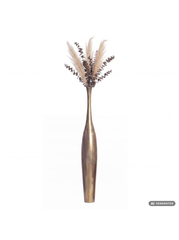 FineBuy Vase in Gold / Aluminium / 14x14x14