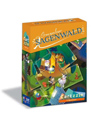 HUCH! Familienspiel Cartzzle - Grenzenloser Sagenwald in Bunt