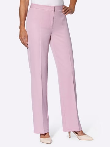 WITT WEIDEN Bügelfalten-Hose in rosé