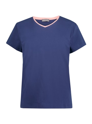 Gina Laura Strick-Top in jeansblau