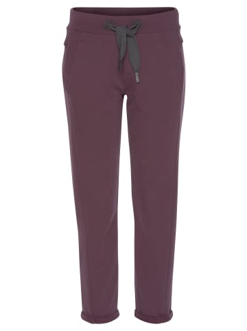 ELBSAND Sweathose in aubergine