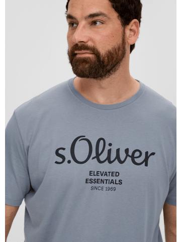 s.Oliver T-Shirt kurzarm in Grau