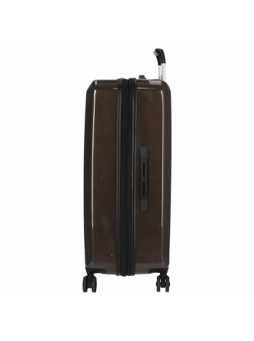 Check.In London 2.0 - 4-Rollen-Trolley 75 cm (orange) in carbon champagner