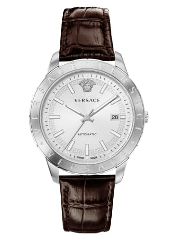 Versace Analoguhr für Herren in silber