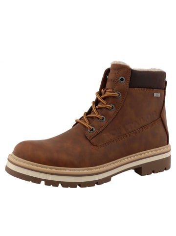 Tom Tailor Schnürstiefel  in Braun