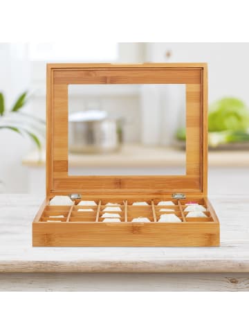 relaxdays Kapselbox in Natur