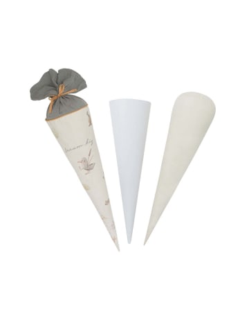 leevje Schultüte groß 'seagull' mit Pappkegel und Füllkissen in multicolored