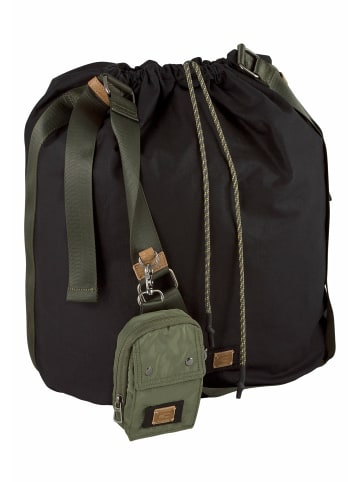 Camel Active Umhängetasche Cross Bag Laona aus Canvas in Schwarz