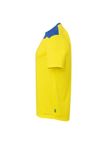 Kempa Trainings-T-Shirt Athletics 29 in limonengelb/royal