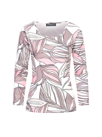Cloud5ive Cloud5ive Langarm Top mit Blätter Print in rosa