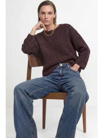 Rich & Royal Strickpullover in schoko - 0002