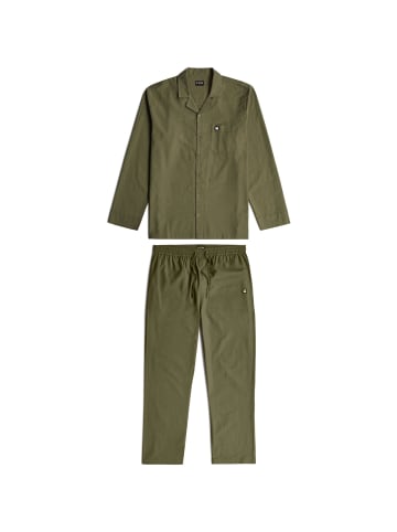 G-Star Raw T-Shirt und Hose Pyjama Set IVY GREEN