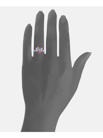 Diamant L'éternel Ring aus 375 Weißgold mit Diamant mit Citrin
