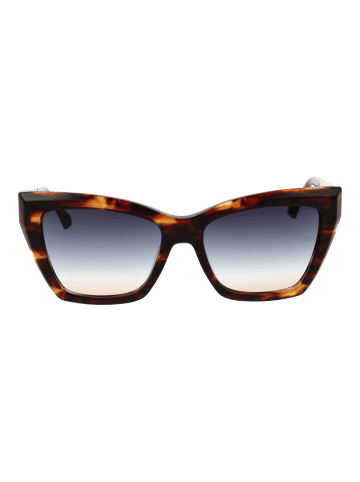 Ana Hickmann Frauen Sonnenbrille Katzenauge Braun