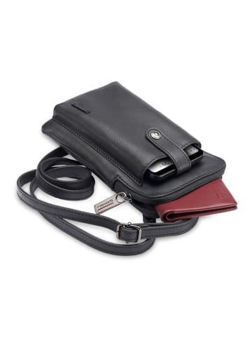 Roncato Detroit Handytasche Leder 11.5 cm in nero