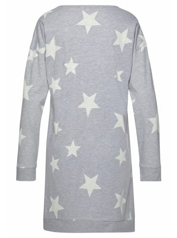 ARIZONA Nachthemd in rosa + grau