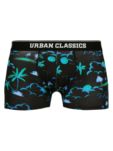 Urban Classics Boxershorts in island aop+lime+grey