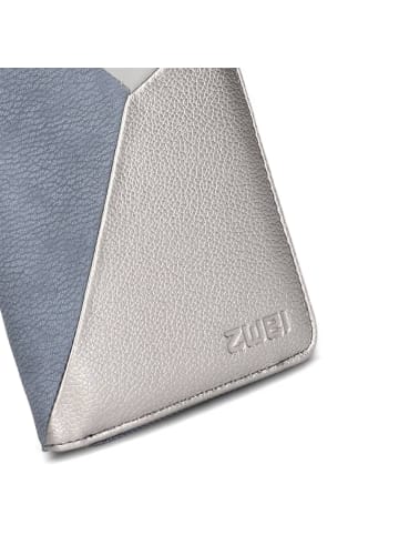 Zwei Jana Geldbörse 20 cm in nubuk sky