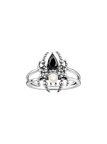 Thomas Sabo Ring in schwarz, weiß, silberfarben