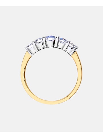 Diamant L'éternel Eternity-Ring aus 750 Gelbgold mit 18 Karat Diamant