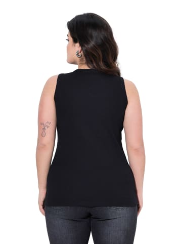 Angel of Style Strick-Top in schwarz