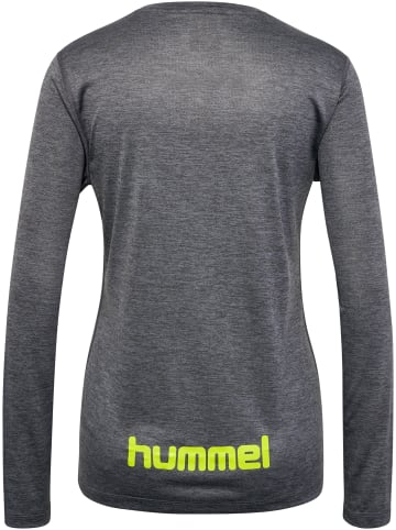 Hummel Hummel T-Shirt Hmlsprint Multisport Damen Schnelltrocknend in FORGED IRON MELANGE