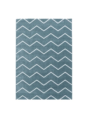 Teppich Boss Kurzflor Teppich Roberto Blau