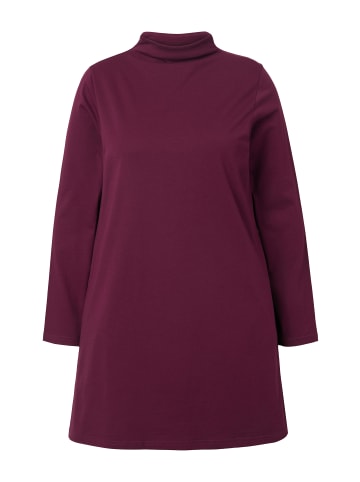 Ulla Popken Longshirt in dunkel weinrot