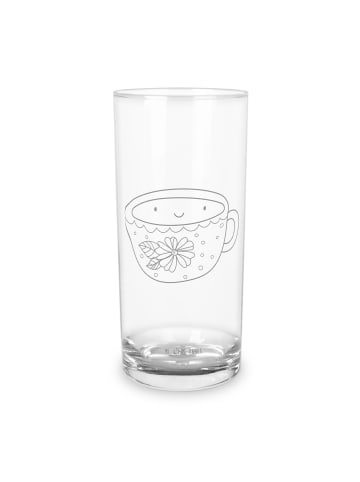 Mr. & Mrs. Panda Wasserglas Kaffee Tasse ohne Spruch in Transparent