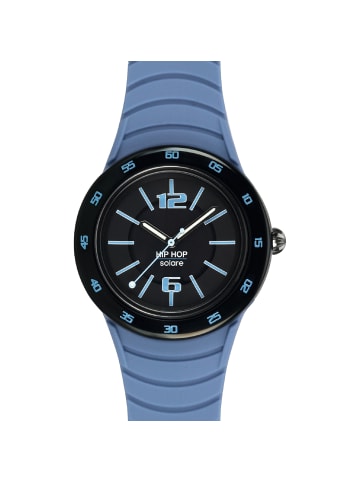 Hip Hop Analoguhr metal solare schwarz