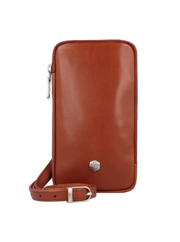 Jekyll & Hide Paris Handytasche Leder 10 cm tan 1