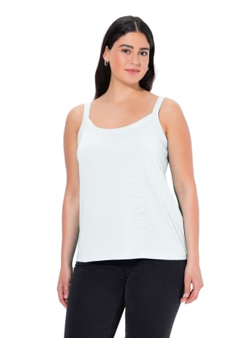 Ulla Popken Strick-Top in schneeweiß