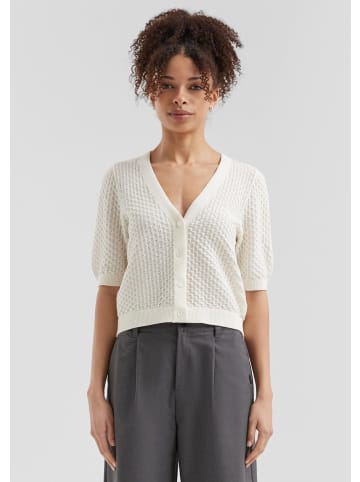 QS Strickjacke in 0200_ecru