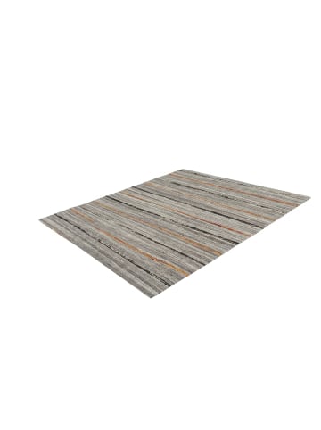 Kayoom Wohnzimmer Teppich – Kurzflorteppich Duarte 110 in natur - orange - rechteckig