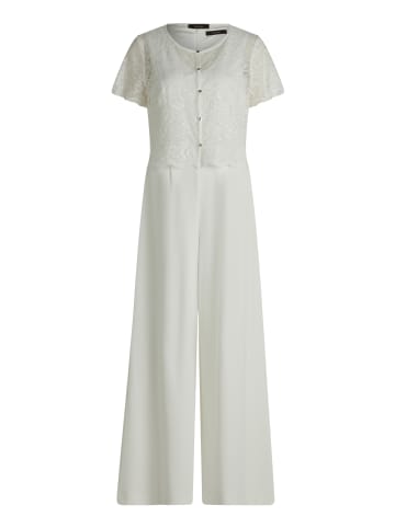 Vera Mont Hosenanzug mit Bundfalten in Rohweiß