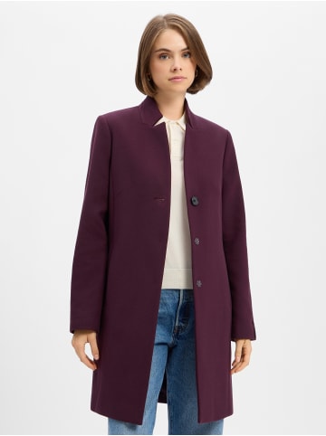 comma Kurzmantel in aubergine