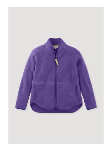 Hessnatur Fleece Jacke in violett