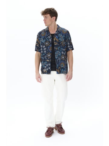 Matinique Kurzarmhemd MAklampo Gerade Passform in Dark Navy