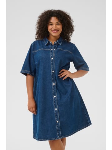 KAFFE curve Denimkleid KCsandria A-shape in Medium Blue Denim