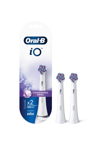 Oral-B Aufsteckbürsten "Strahlendes Weiss - 2er Pack" in White