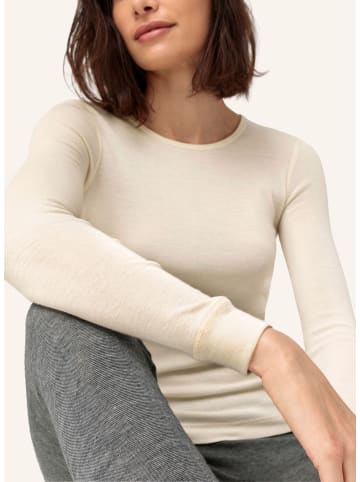 Hessnatur Langarm-Shirt in natur