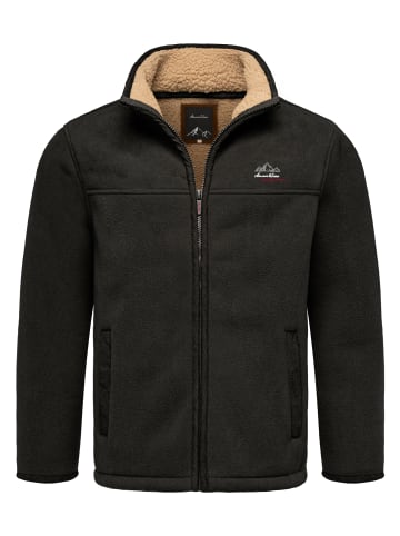 Amaci&Sons Fleecejacke OCONTO in Schwarz
