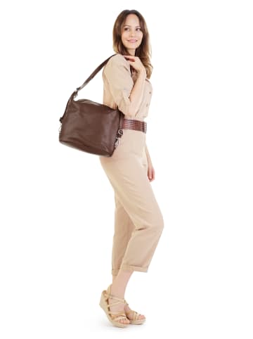Samantha Look Shopper echt Leder in braun