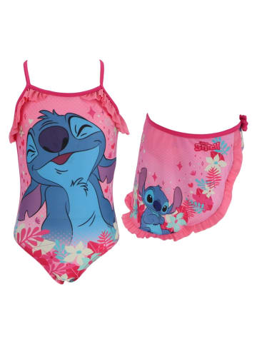 Lilo & Stitch Badeanzug Set mit Sarong – 2-teilig