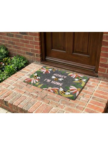 Beliani Fußmatte INIGOK in Bunt - (W) 45 x (L) 75 cm