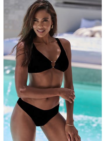 French Connection Triangel-Bikini in schwarz