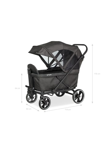Pinolino Klappbollerwagen Cruiser in Grau, 116 x 64 x 64 cm