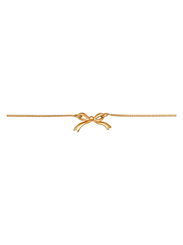 Elli Halskette 925 Sterling Silber Schleife in Gold
