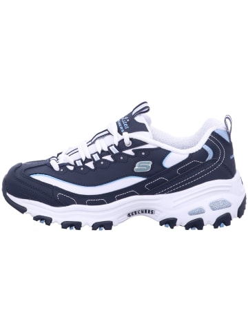 Skechers Damen- Schnürschuhe D'LITES - BIGGEST FAN in Blau