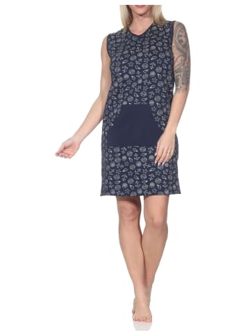 NORMANN Nachthemd Strandkleid Maritimer Look Übergröße 125 215 866 in Allover